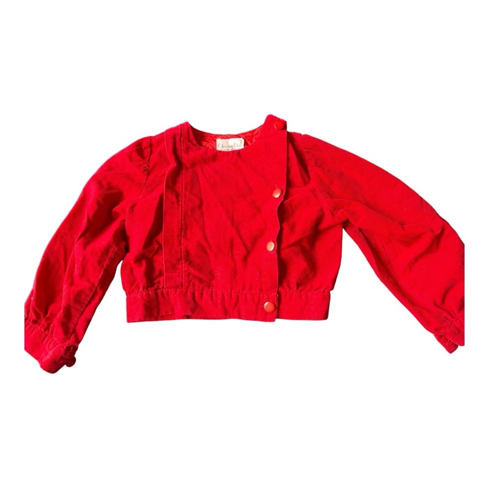 Dior Kids Red Button-Up Shirt